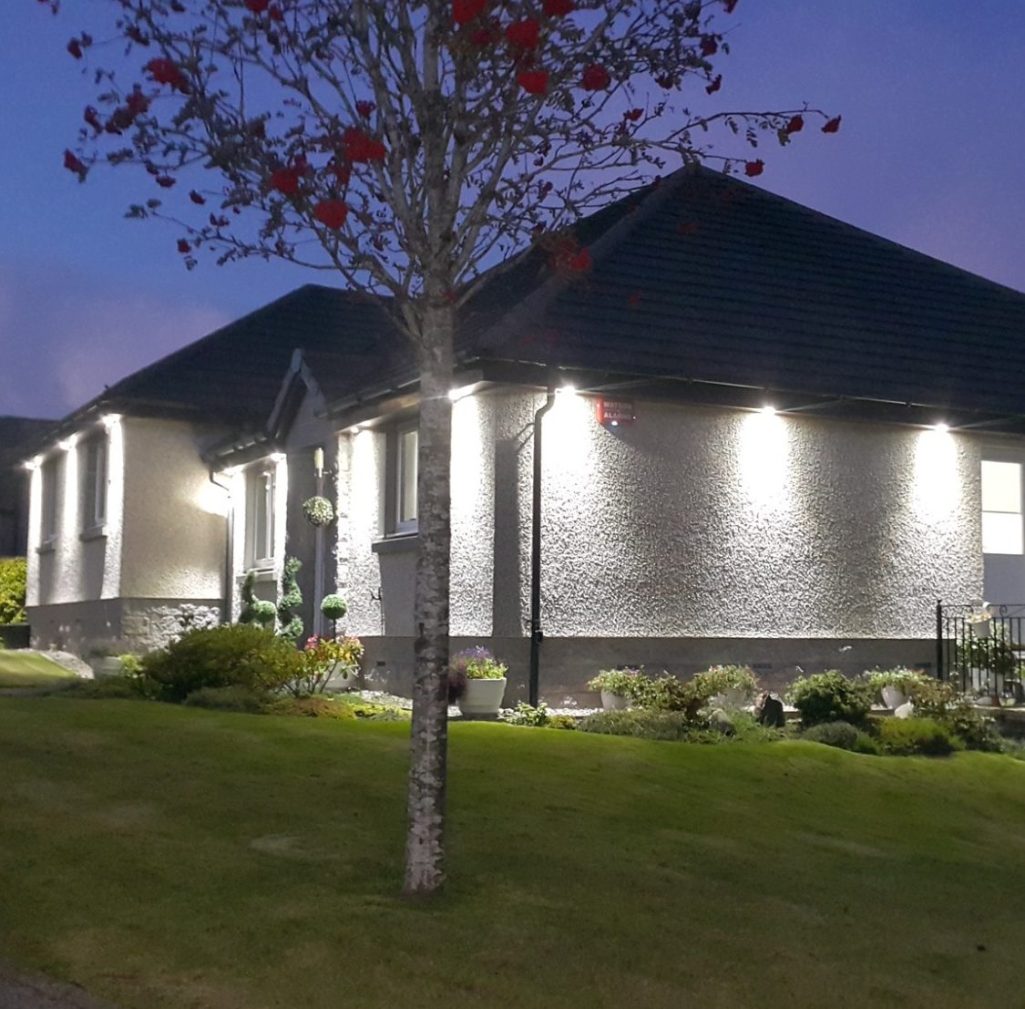 Aberdeen soffit lighting installers External Led house lighting